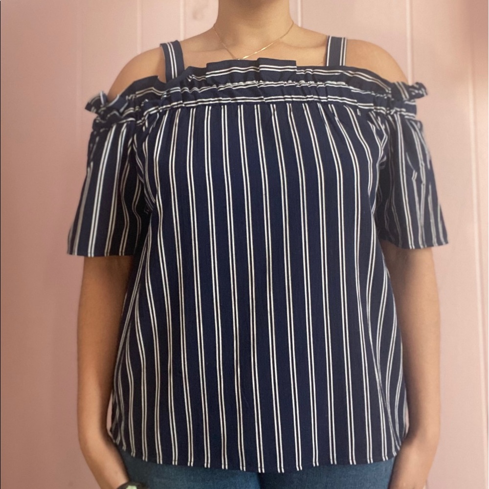 Off the shoulder top with straps